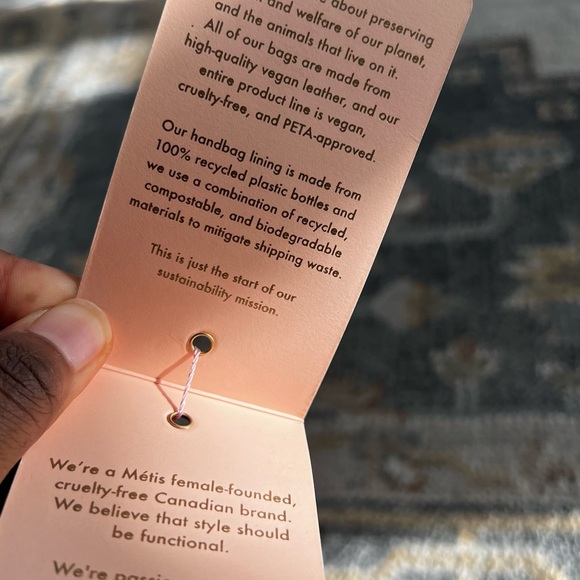 BRAND NEW Elegant Brown Tote Bag | MULTITASKER CHESTNUT from Poppy & Peonies - Picture 3 of 12